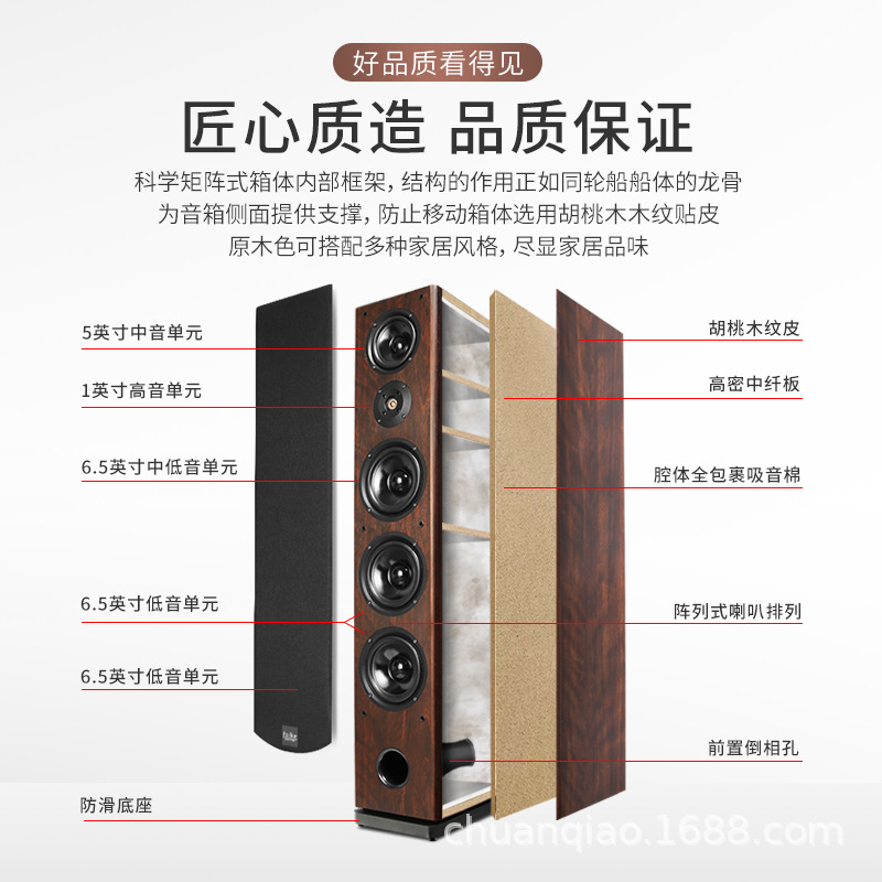 Домашний кинотеатр Chqiao 5.1 Small Whirlwind с сабвуфером
