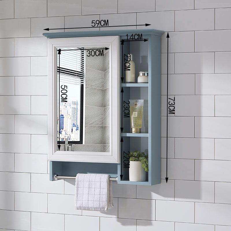 Bathroom mirror cabinet, wall mounted mirror box with storage rack, bathroom vanity mirror storage cabinet, bathroom supply