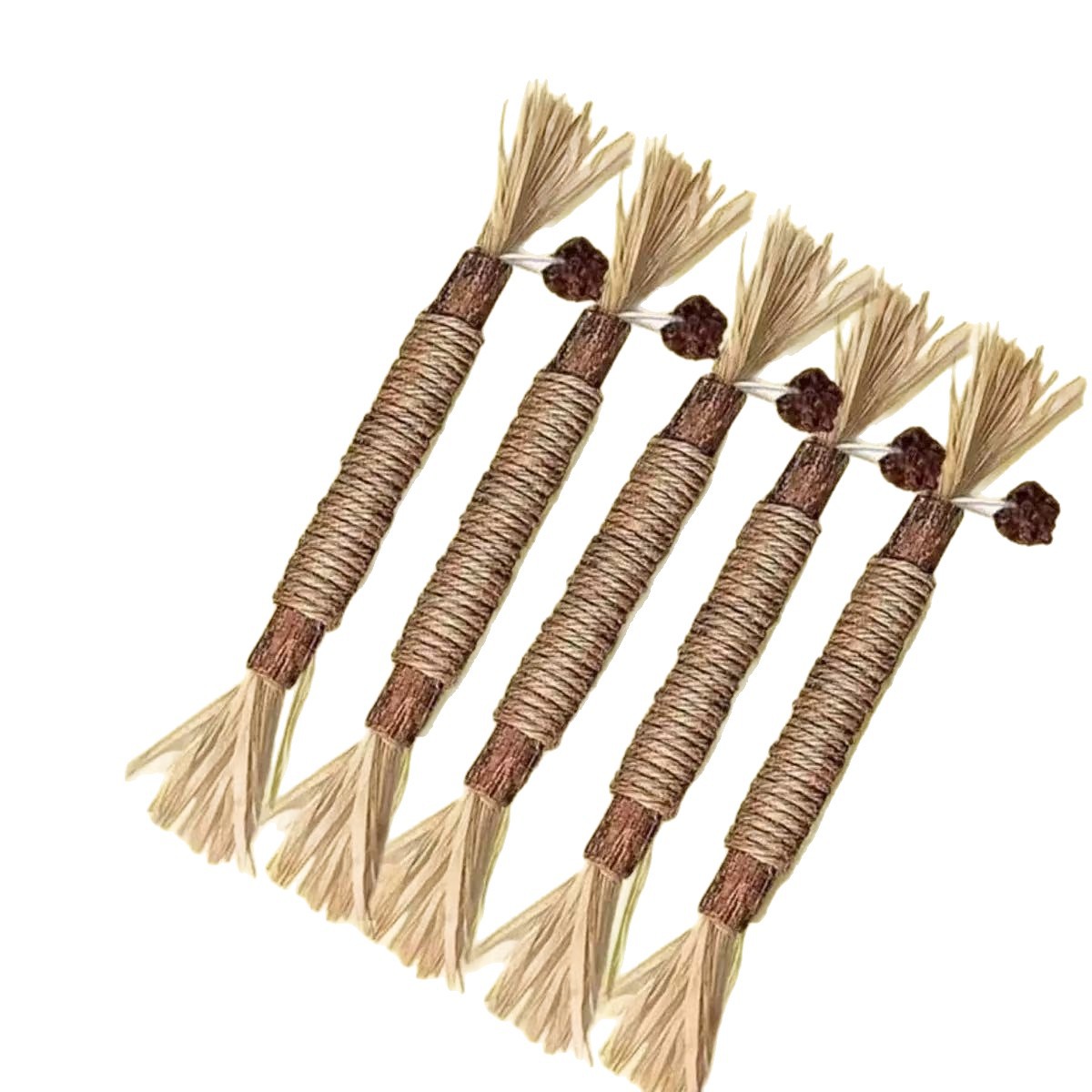 Игрушки для кошек Mutian Polygonum чистят зубы, устойчивы к жеванию, кошачьи палочки, рафия, плоды желчи насекомых, веревка, саморазвлечение, избавление от скуки, товары для домашних животных