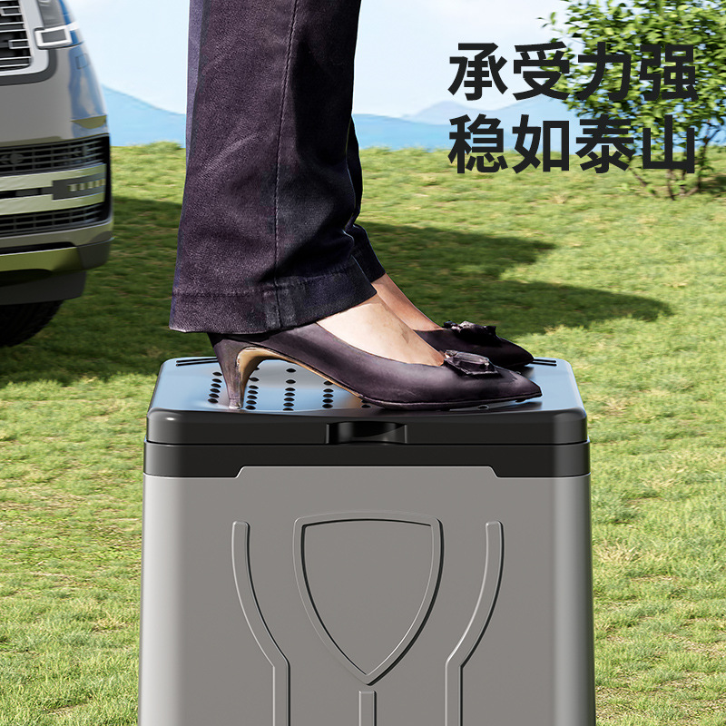 Mobile folding odor proof multifunctional toilet, baby seat toilet, adult car emergency car portable toilet