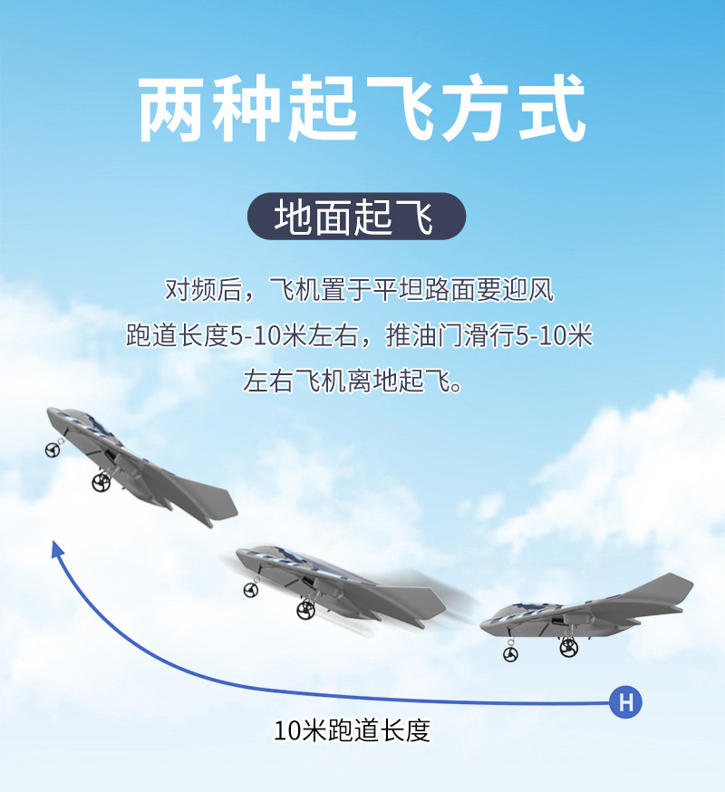 Fighter, remote-controlled aircraft, crash resistant glider, model airplane, electric fixed wing, children's toy drone, boys flying