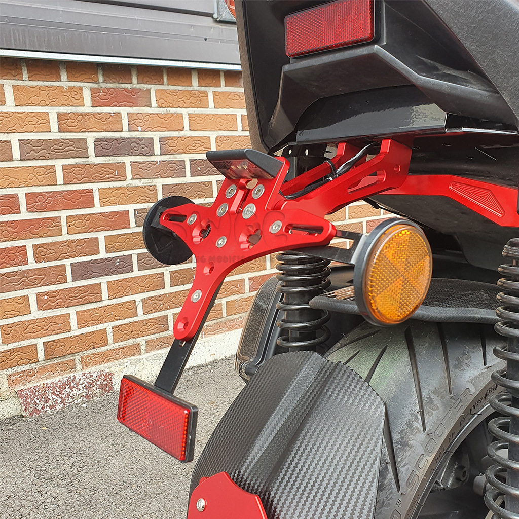 Подходит для мотоцикла Yamaha xmax300 2017-2022, модифицированный короткий хвост с ЧПУ и легким держателем номерного знака.