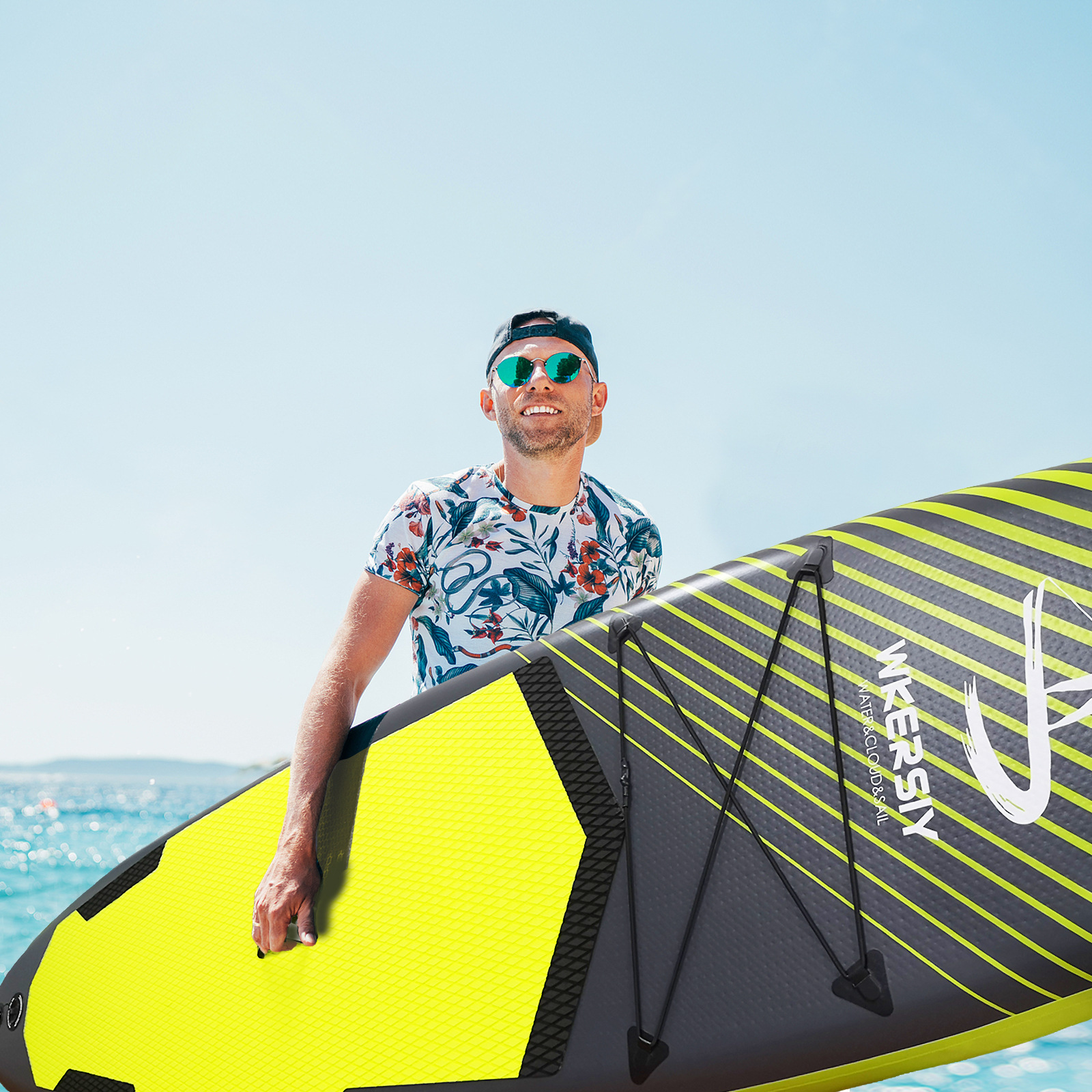 New Paddle One Piece Replacement Inflatable Surfboard Cross border Paddle Sup Board SAPBOARD Paddle Boat Surfboard