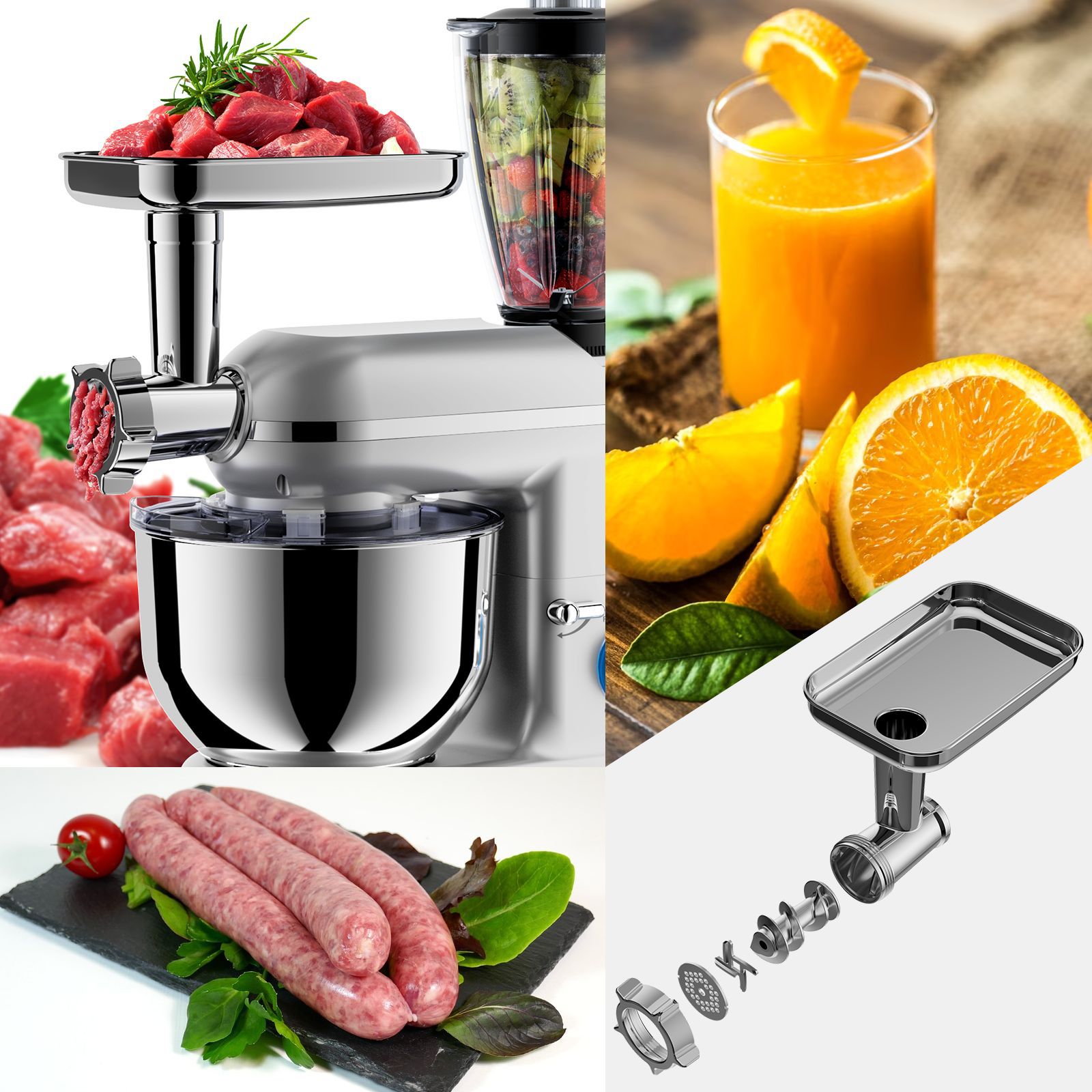 Кухонный комбайн-миксер ECOLIN SM-1519BM Full Set