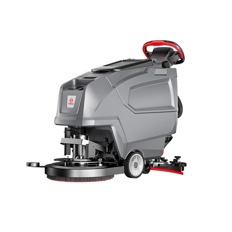 Yangzi X2 hand pushed floor scrubber factory workshop shopping mall property suction trailer integrated commercial self-propelled sweeping machine