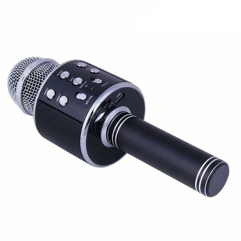 Беспроводной Bluetooth-микрофон WS-858L с подсветкой