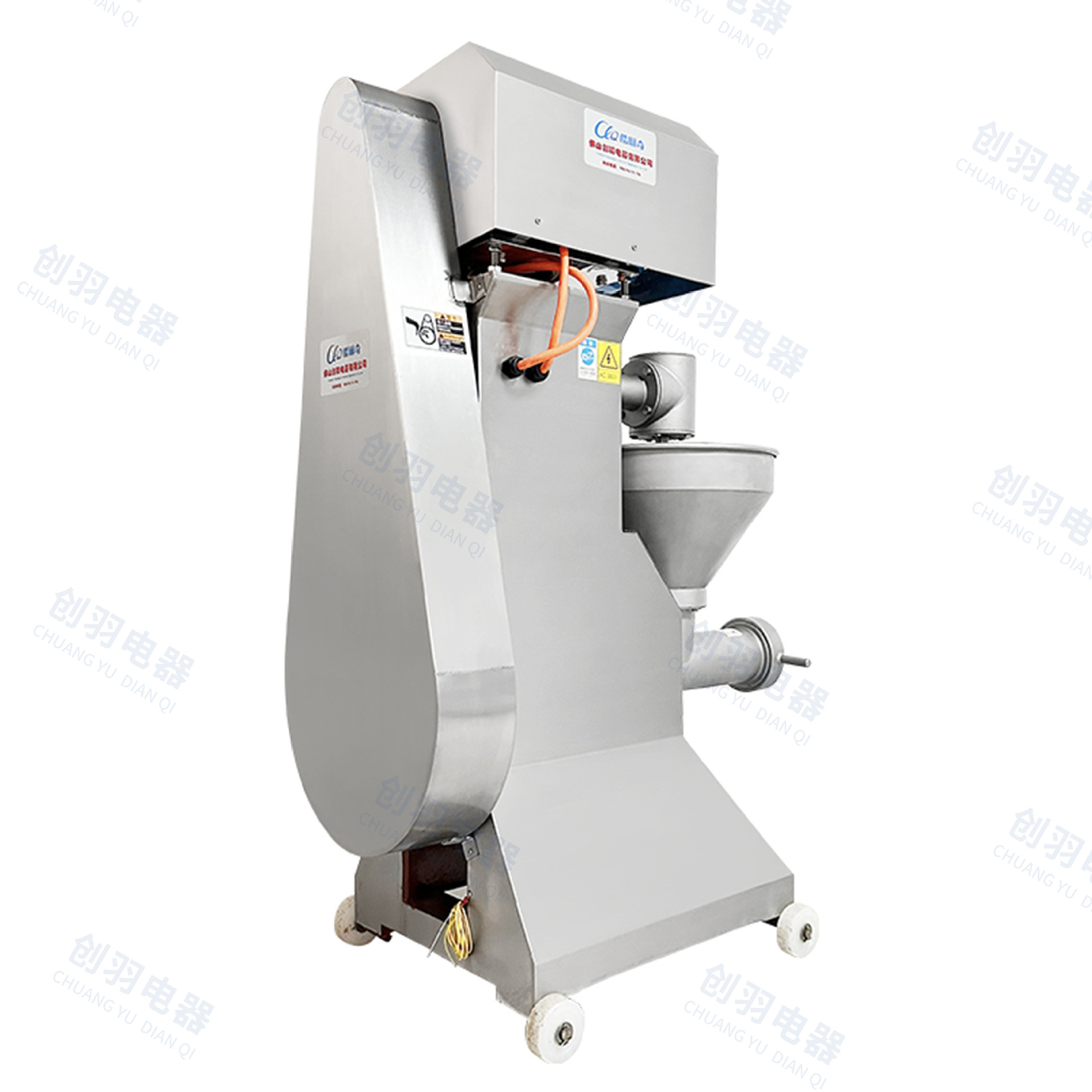 *Chicken rack bone grinder, large 1.5-ton multifunctional industrial meat grinder, frozen chicken breast and pork grinder