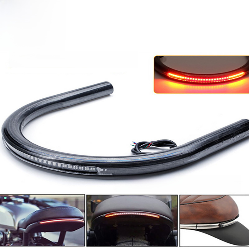 Модификация мотоцикла хвоста U -образной трубку с светодиодным светодиодом CG125 заднее каркас рамы каркаса