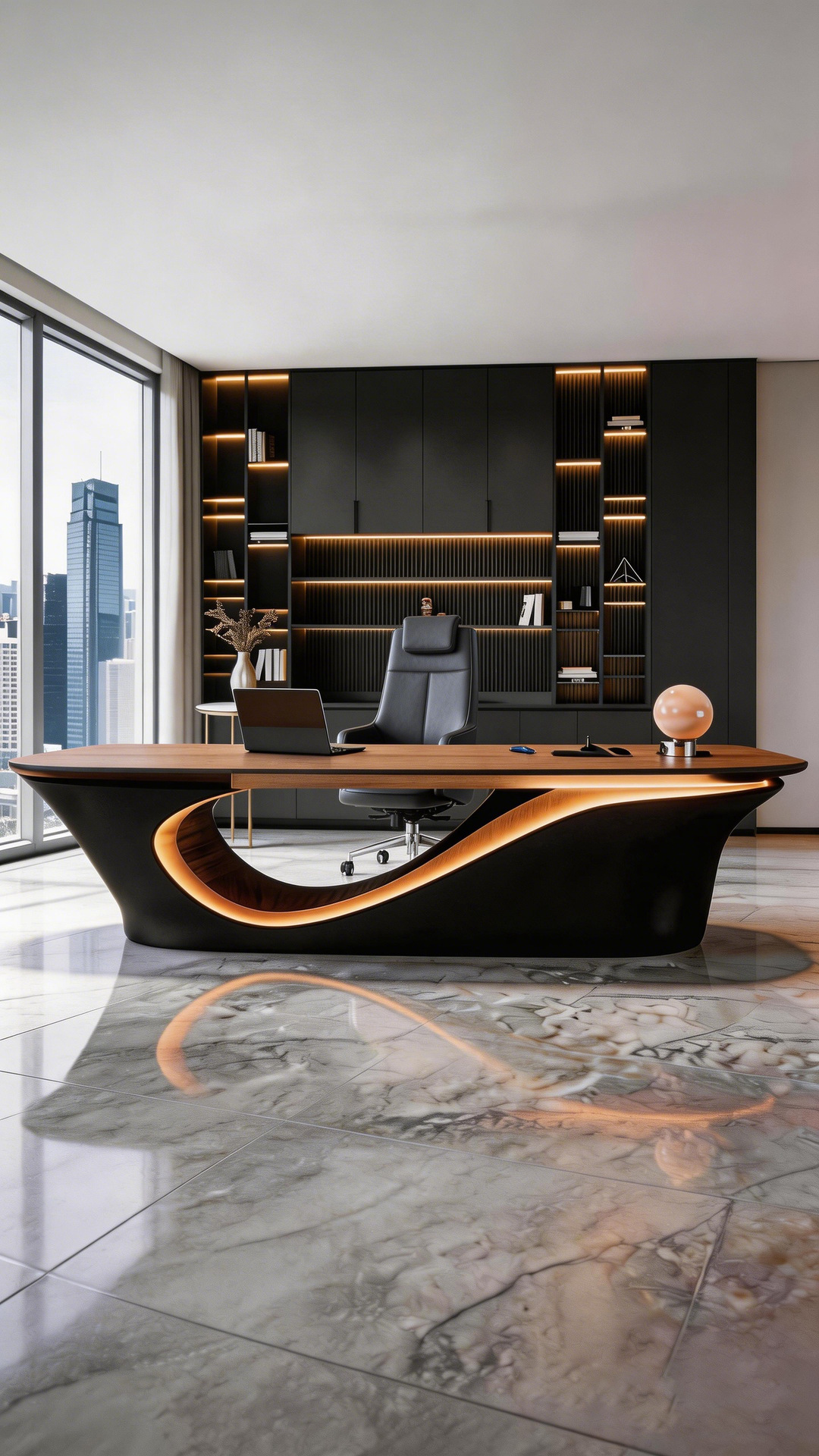 Bentley Series Light Luxury Chairman's Office Boss Desk Large Class Desk Office Desk Single Person Commercial Computer Desk President