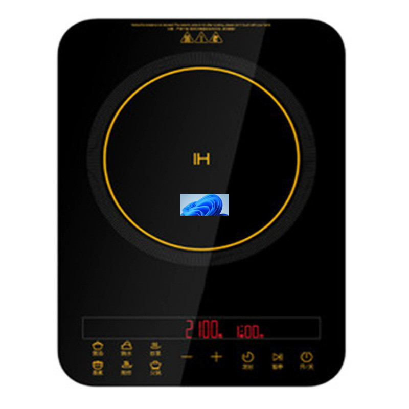 Factory commercial induction cooker single head single tail induction cooker stainless steel high-power stir fry stove canteen kitchen stir fry stove pot stove