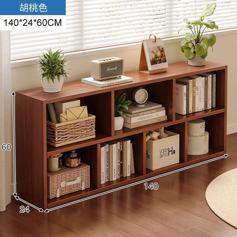 Bookshelf, floor to ceiling storage rack, living room, household low cabinet, storage cabinet, grid cabinet, bedroom storage cabinet, simple bookshelf
