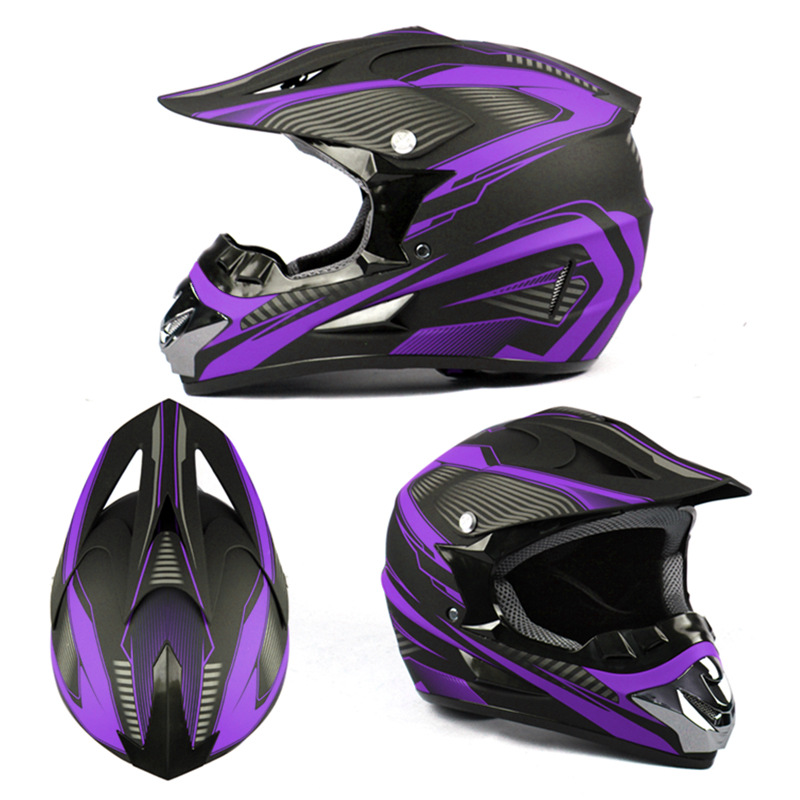 Car, motorcycle, rally off-road helmet, mountain bike, racing car, downhill full helmet, men's and women's all season summer gift three piece set
