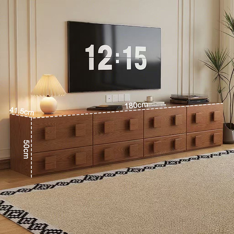 Carefully selected antique style vintage Carmen cabinet, home TV cabinet, floor standing 8-bucket cabinet, storage cabinet, bedside table multifunctional group