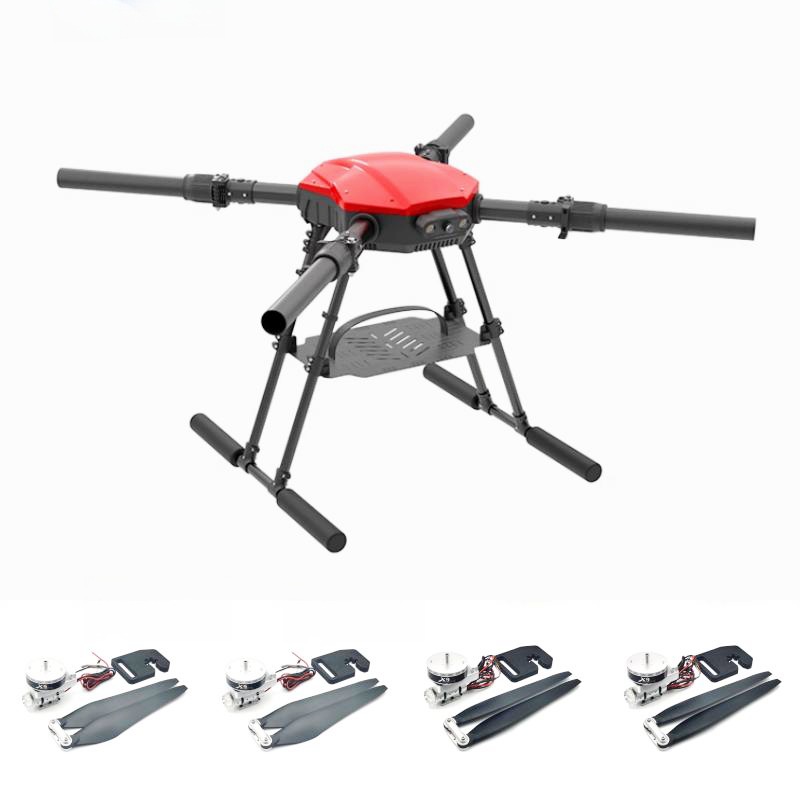 CAAC Category 4 EFT Wing Flyer E416P Industry Drone Multi functional Four Axis 16kg Frame with Battery Panel