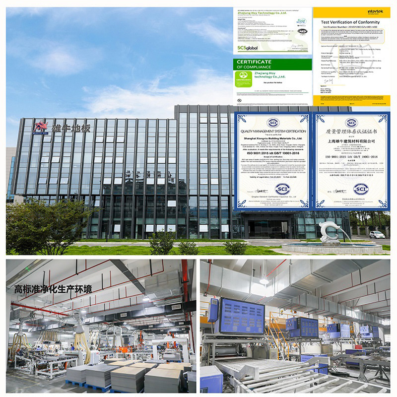 SPC Floor European Standard New Material Export Stone Crystal Пол мужского быка -устойчивый к домашнему офису каменного пластикового штока Spc.