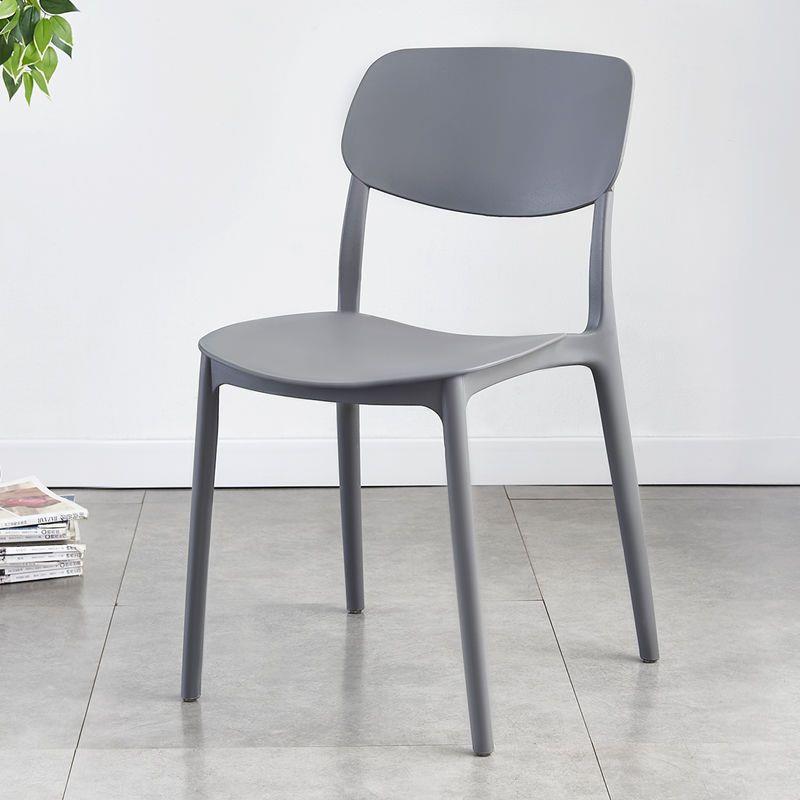 Light luxury backrest dining chair feels comfortable for home use, thick and comfortable for prolonged sitting, plastic stool, Nordic internet celebrity business dining table and chair