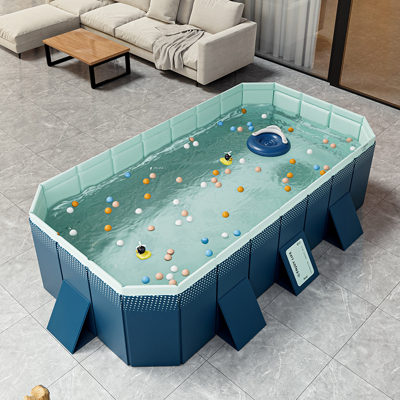Cross border swimming pool, thickened wear-resistant inflatable swimming pool, outdoor non foldable play pool, children's home pool, beach