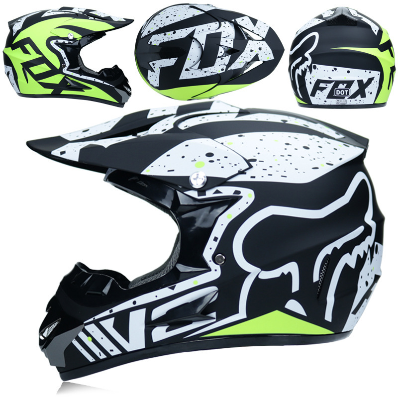 Car, motorcycle, rally off-road helmet, mountain bike, racing car, downhill full helmet, men's and women's all season summer gift three piece set