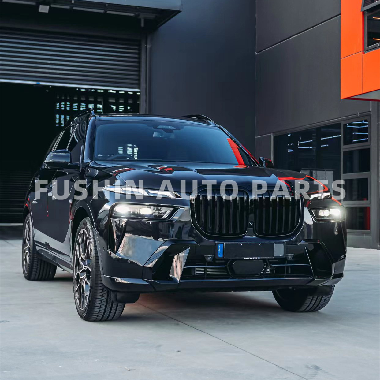 Подходит для BMW New X7 G07 Модифицированный модифицированный декоративный бампер передней поверхности в средней сети в решетке 2023-on-on