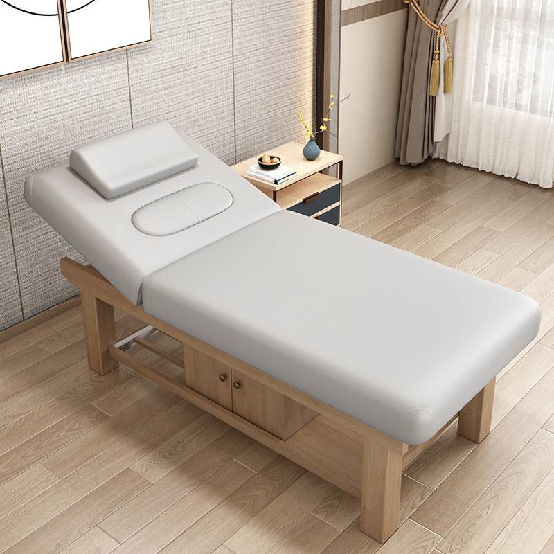 Массажный стол из массива дерева для салонов красоты и SPA