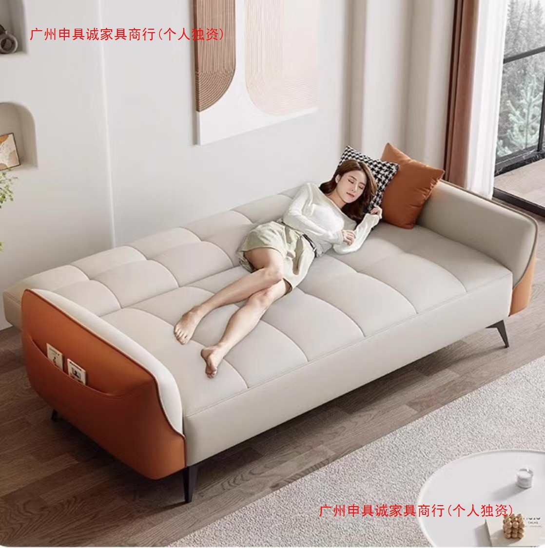 Диван-кровать многофункциональный из антикогтевой ткани Guangzhou Shengucheng