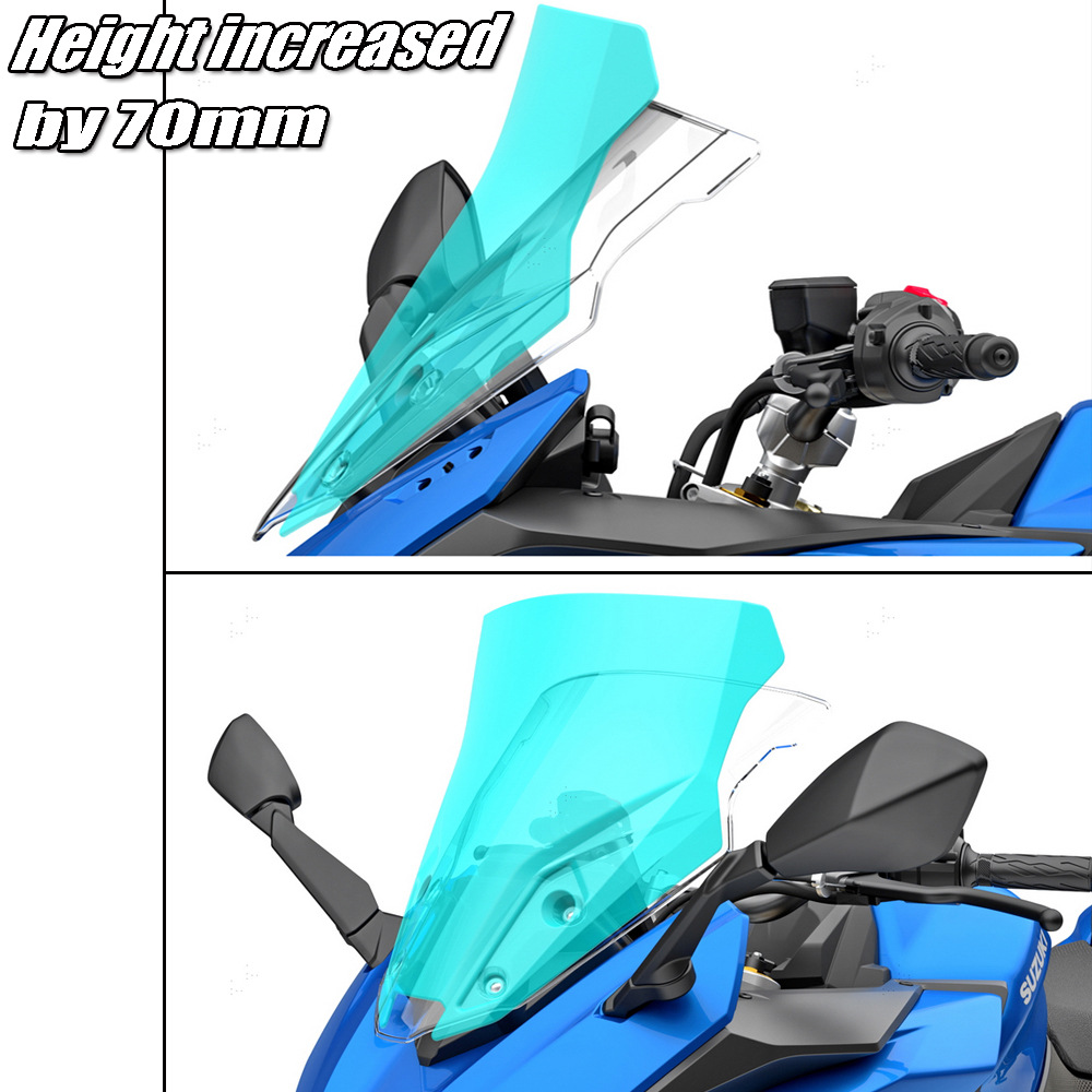 Мотоцикл Винтовое стекло плюс 70 мм подходит для Suzuki GSX-S1000GT GSX S1000GT 2022