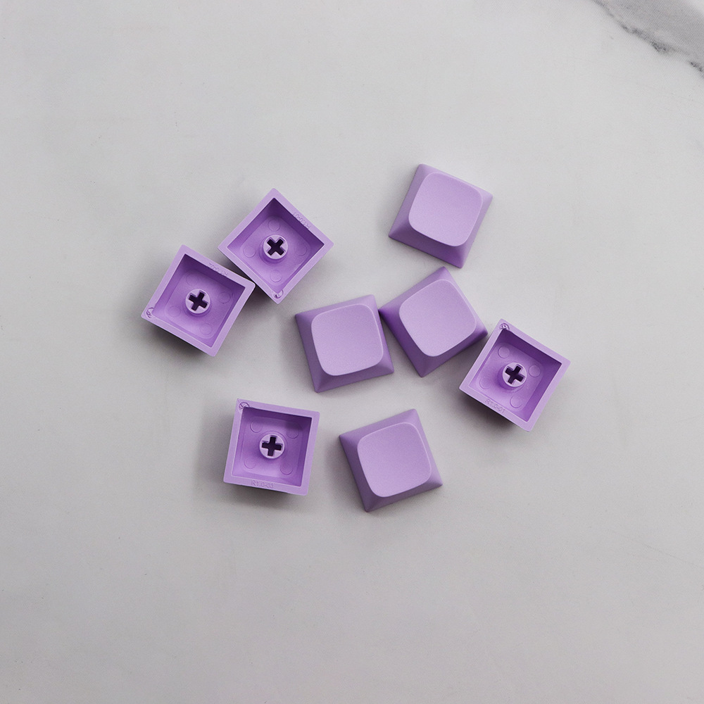 XDA磨砂9.5mm高度PBT材质十字轴热升华1.7mm厚度多色机械键盘键帽