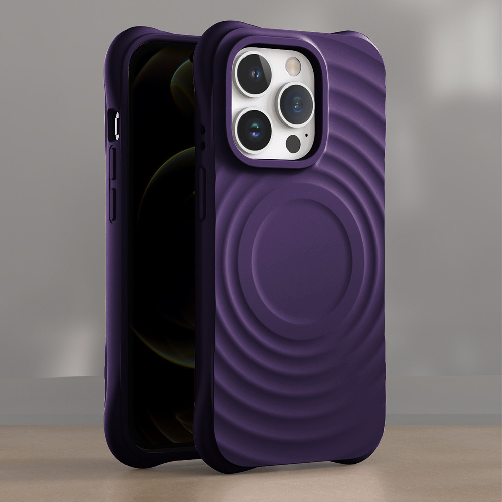 Apple 15 is suitable for iPhone 16 Pro with a liquid silicone phone protective case and 3D 3D creative design
