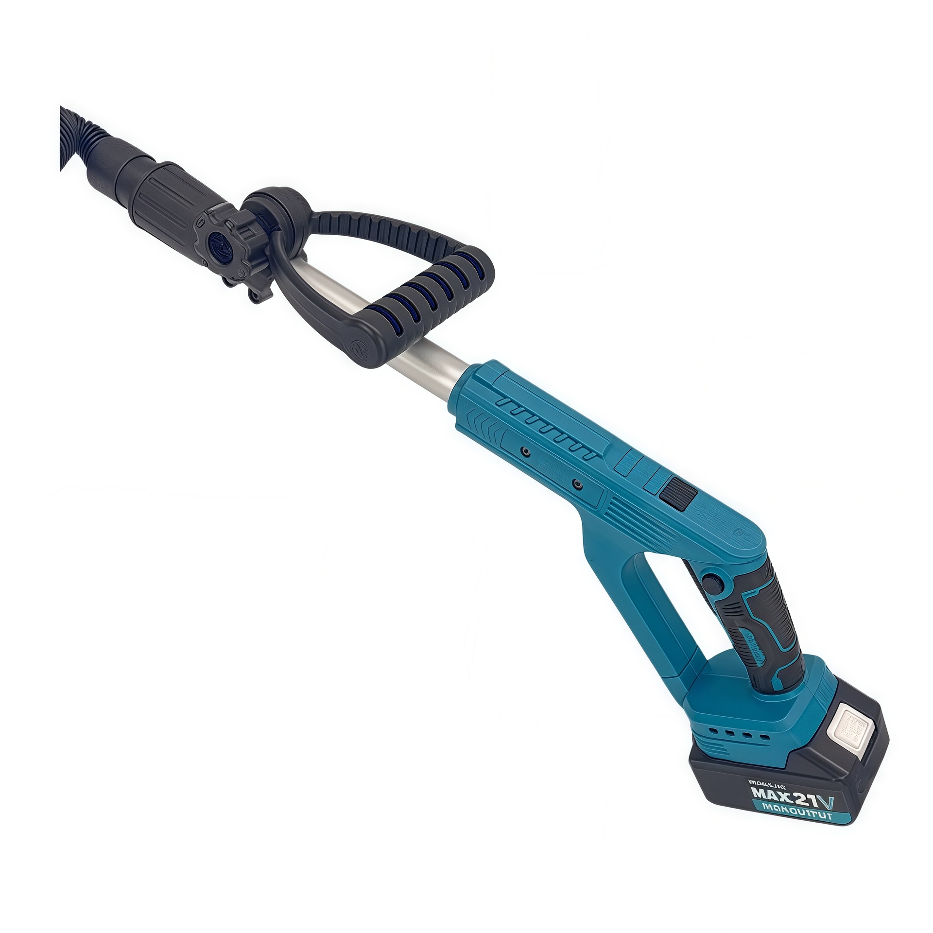 Brushless digital display handheld lithium battery micro tiller, agricultural plow, small electric hoe, soil digging and loosening rotary tiller