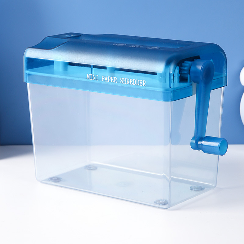 Cross border household manual A6 shredder mini file fast small office specific shredding A4 desktop powerful