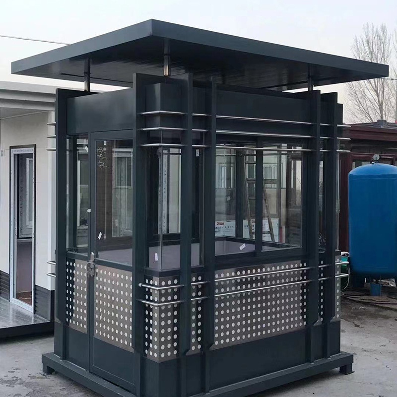 Готовая стальная сталь стальная конструкция из нержавеющей стали производители киоск курящая кабинка дверь охрана