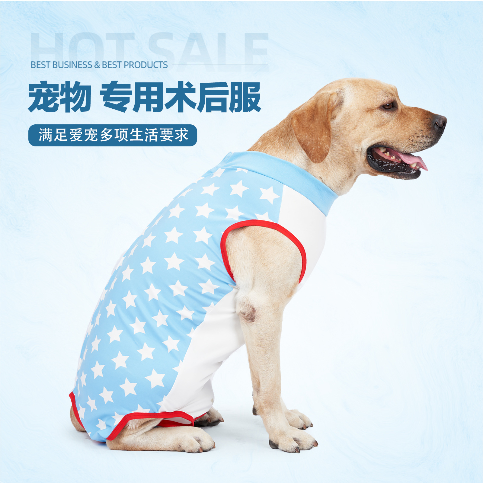 Cross -Bordder Dog Clothing Cats и собачьи домашние животные легко носить собак после ношения собак, отлучения высоких бомб, реабилитации, собачьей одежды