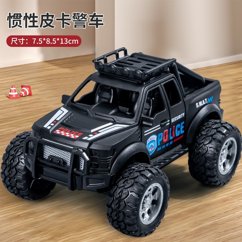 Boy toy 3-6 years old, car simulation, inertia armor, eight wheeled off-road vehicle, door can be opened, children's toy car