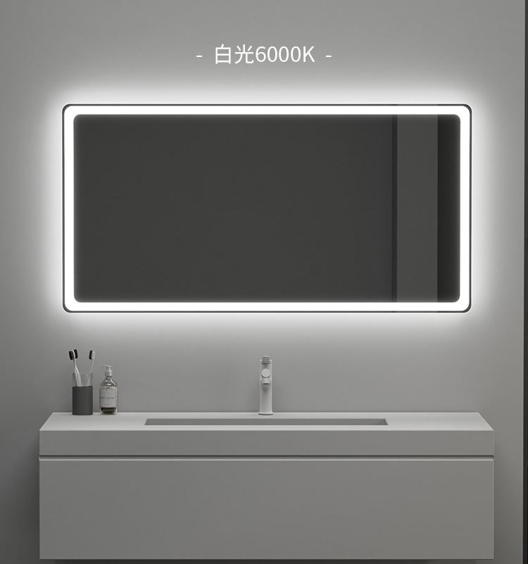 Умное зеркало для ванной с LED-подсветкой и сенсорным управлением