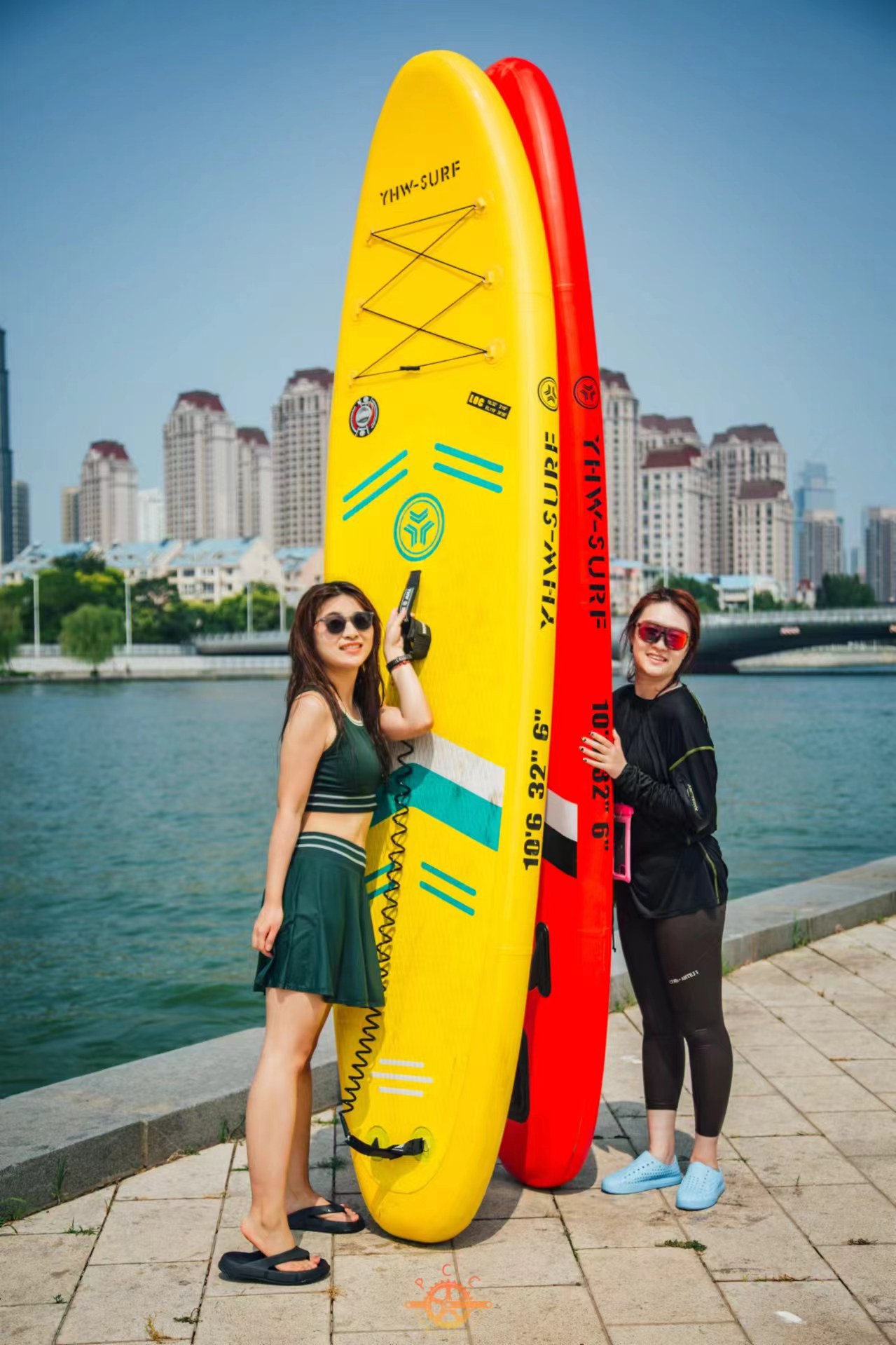 YHW-SURF Water Sup Paddleboard Inflatable Paddleboard Spot Yacht Straight Cross border Surfboard Ocean