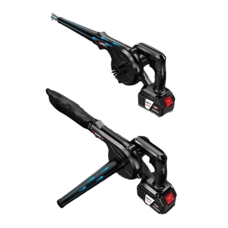 Rechargeable hair dryer, lithium-ion blower, high-power industrial small car mounted vacuum cleaner, soot blower, snow blower, dust collector