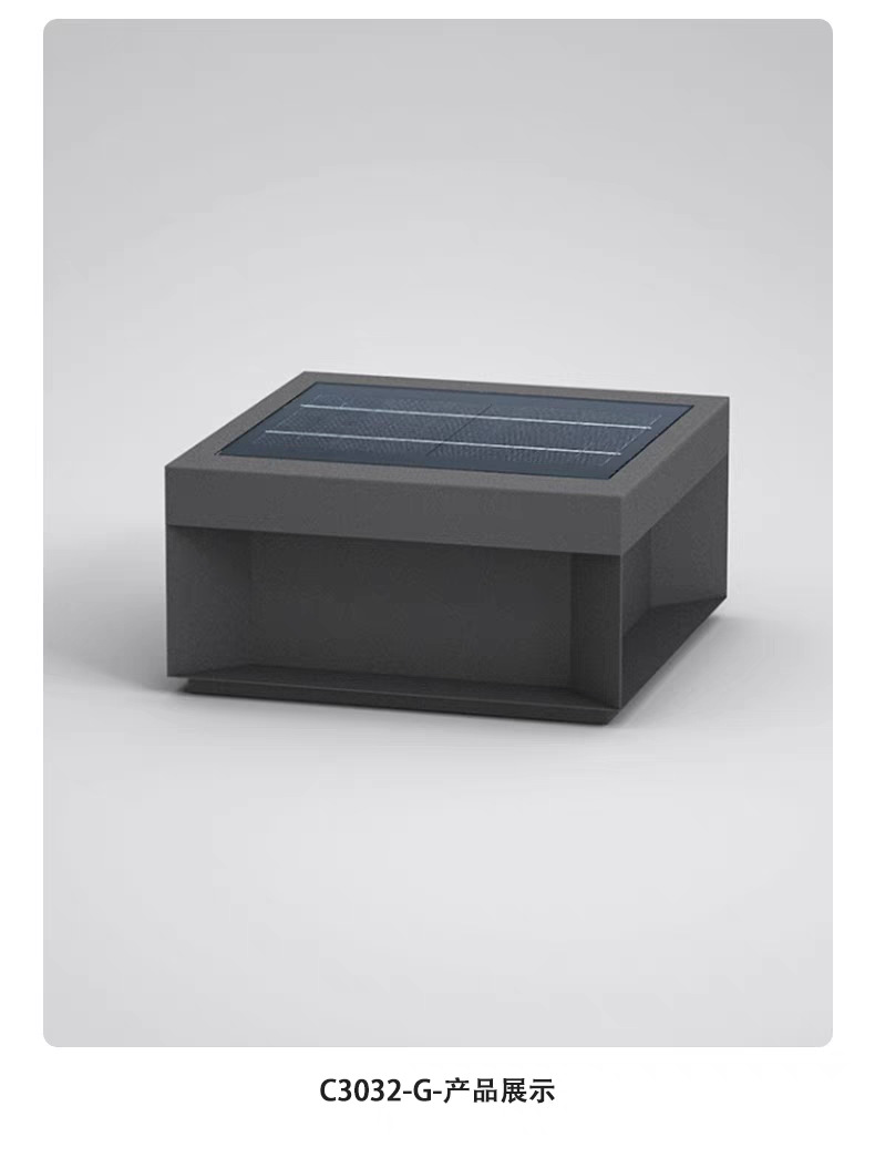 Outdoor courtyard lights, villa door pillars on both sides, waterproof garden atmosphere decoration, new solar column headlights
