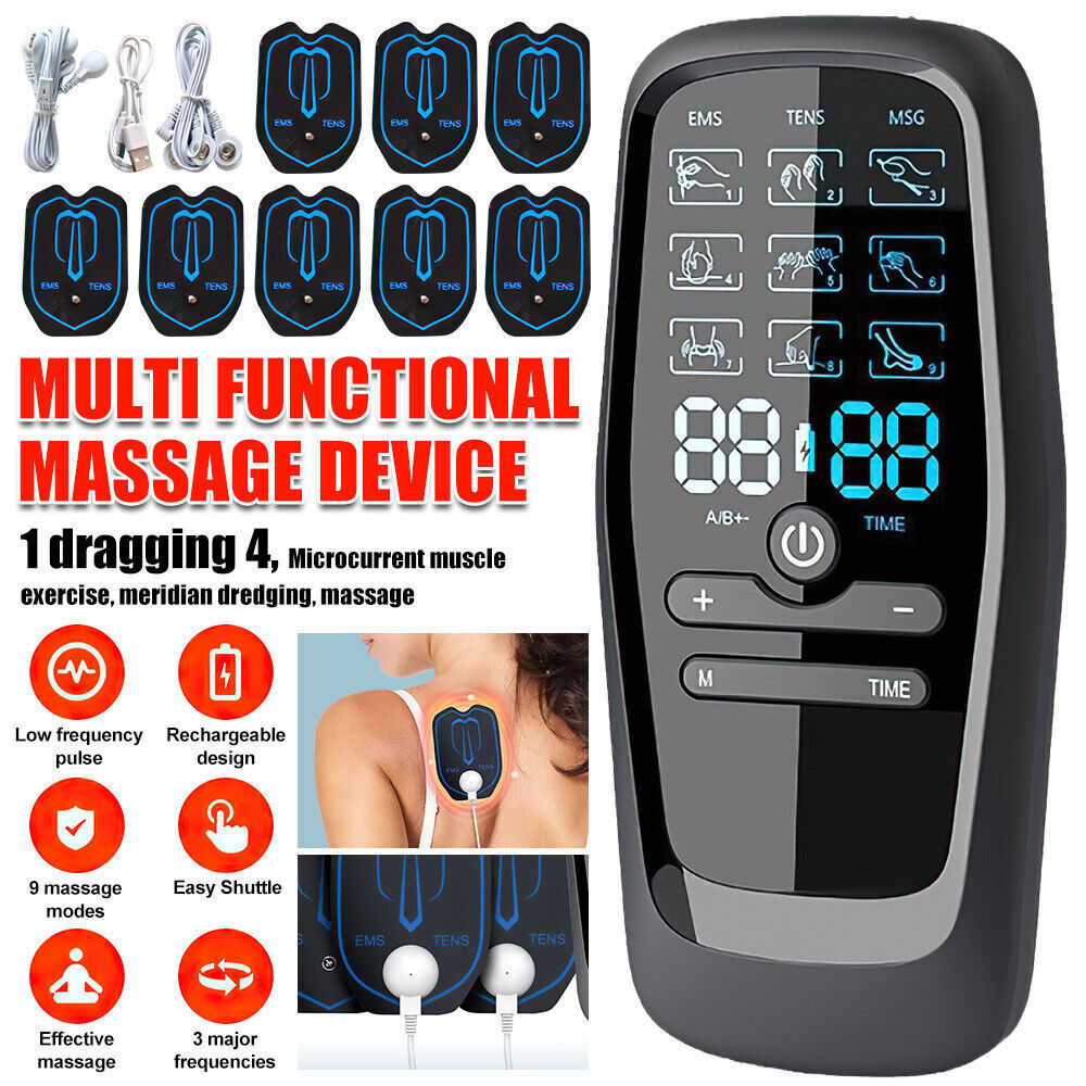 Многофункциональный физиотерапевтический EMS/TENS массажер M-858