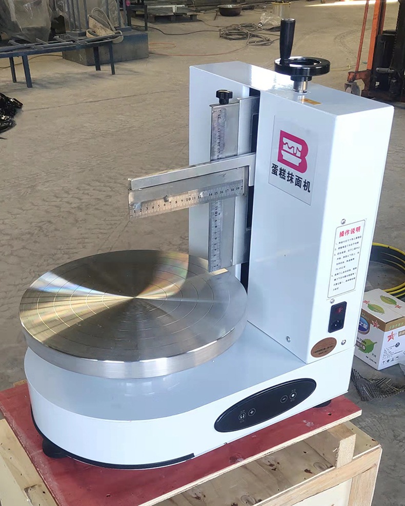 全自动生日蛋糕抹面机抹胚机抹奶油机器烘焙设备制作台式面团