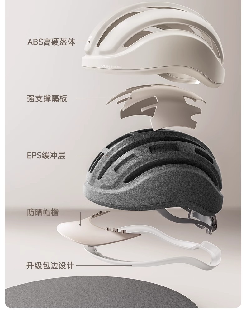 Bicycle helmet, riding helmet, integrated molding, mountain bike, road bike, breathable safety helmet equipment, men and women