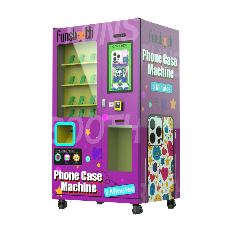 Full automatic mobile phone case printing vending machine supports self-service printing of Alipay WeChat card swiping cash mobile phone case