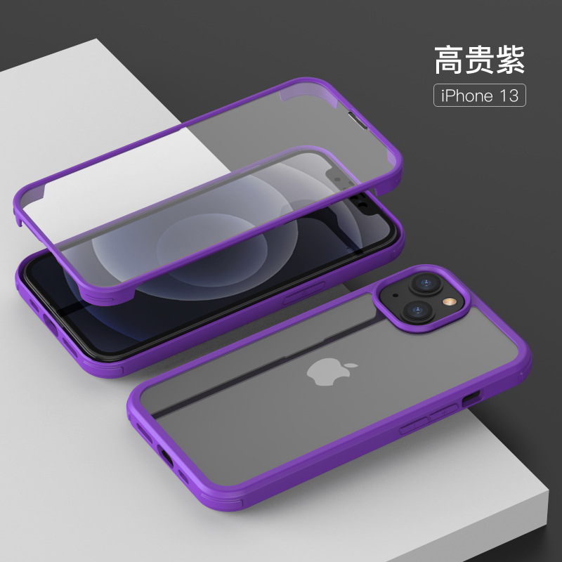 苹果16透明玻璃手机壳iphone新款手机15夏天14高级感pro防摔x