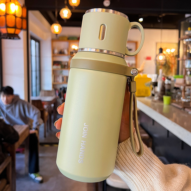 316 stainless steel insulated cup for men and women, outdoor car water cup, portable, thick double-layer vacuum insulated cup, customized
