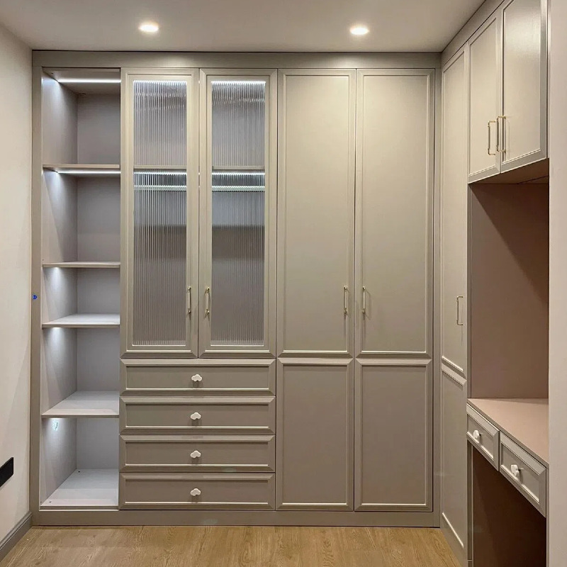 Whole house customization, high-end customization, full range standard equipment, brand hardware, one-stop service, customized wardrobe and cabinet