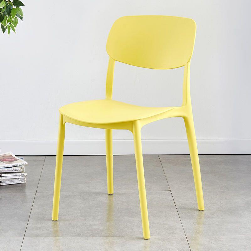 Light luxury backrest dining chair feels comfortable for home use, thick and comfortable for prolonged sitting, plastic stool, Nordic internet celebrity business dining table and chair