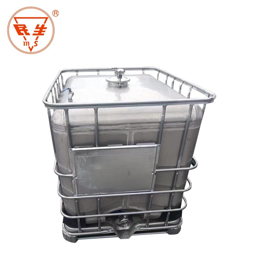 1000L 1180L 1500L IBC Square Barrel Food Chemical Heress Supperination