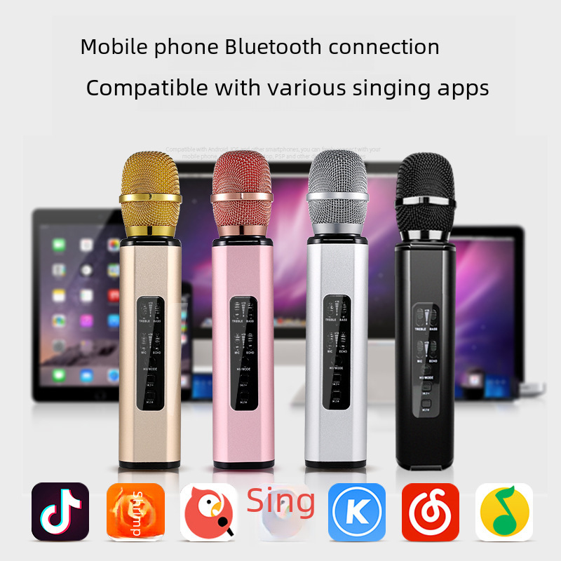 Беспроводной микрофон-колонка Сяо Циши K6 Bluetooth