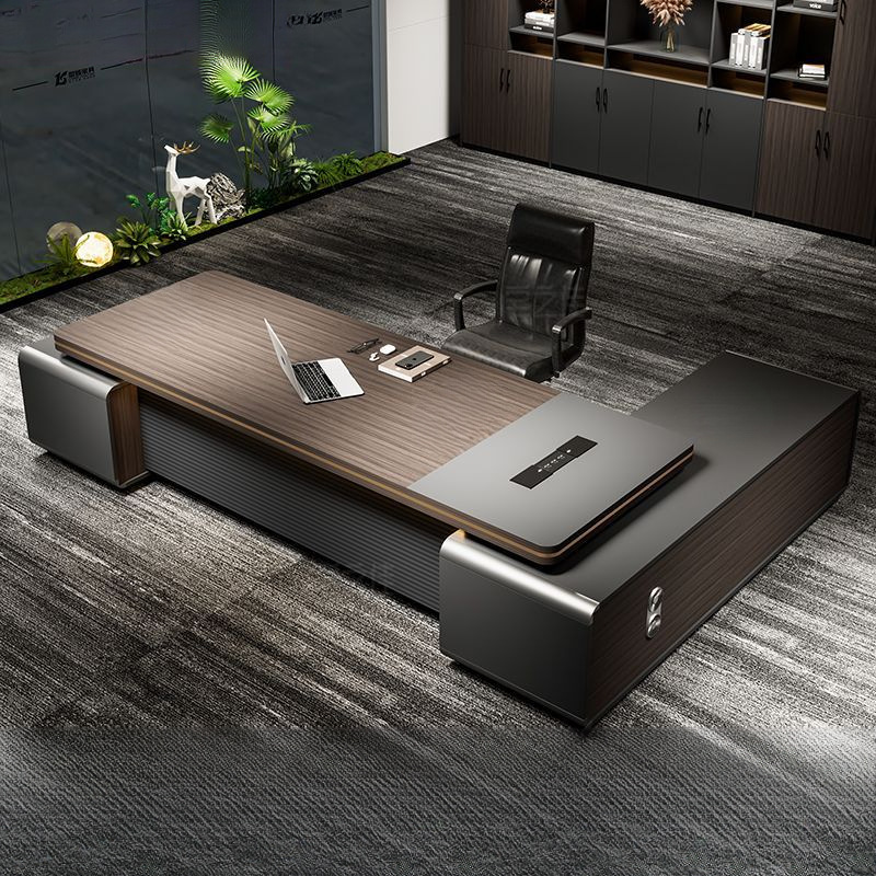 Zhaijijia Light Luxury Boss Desk Simple Modern Chairman President Office Supervisor Manager Office Desk