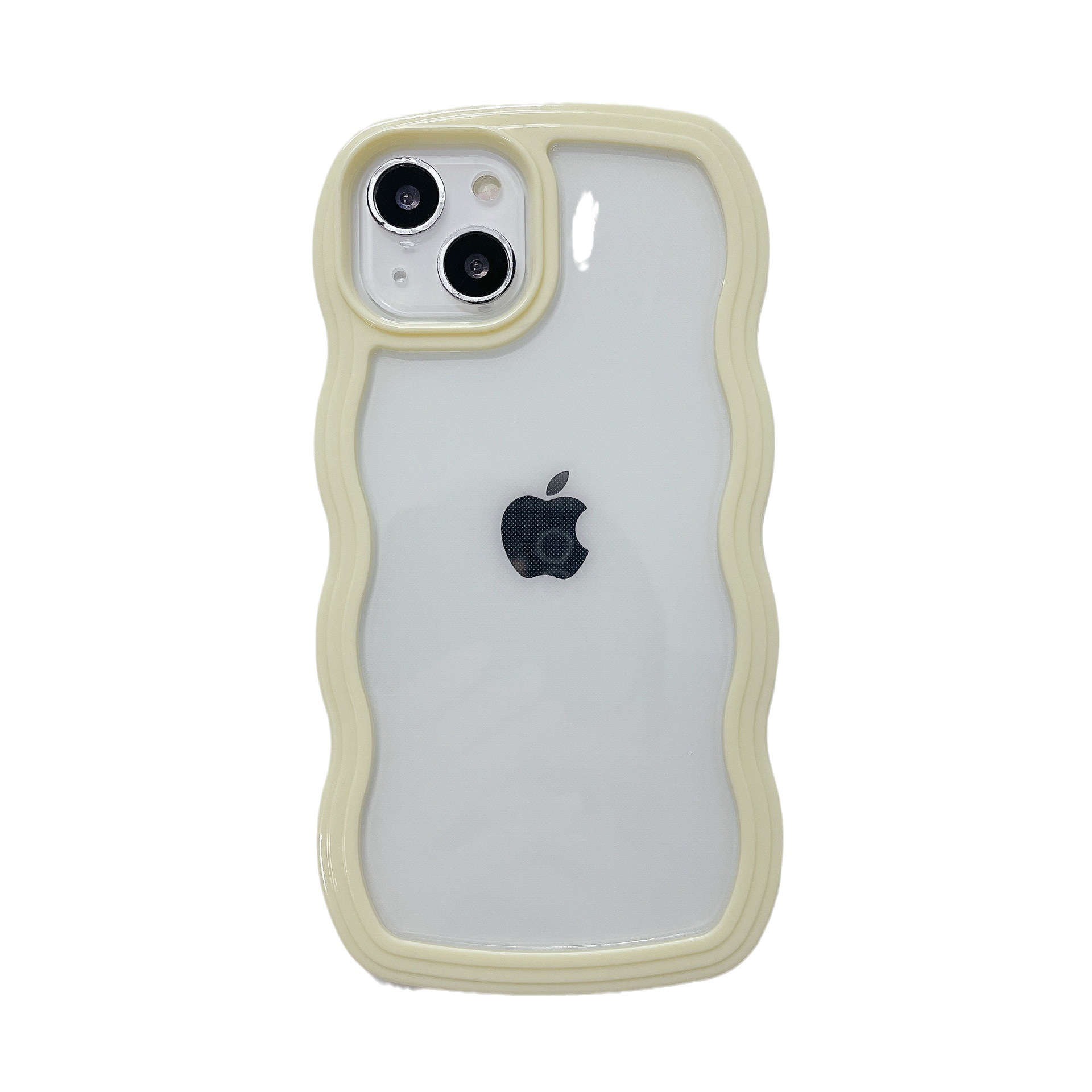 适用iPhone17pro max苹果16手机壳新款糖果色边框15/13二合一波浪