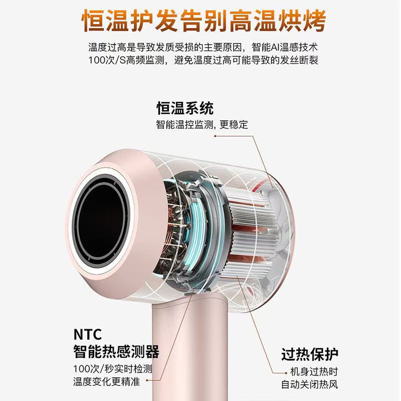 Фен для волос Huaqiangbei HD006 высокоскоростной с отрицательными ионами